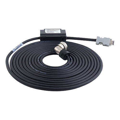 5m(196.85") Encoder Cable with Battery Box for A6 & A6H Series 17-bit Servo Motor - AS7-C-ENC072-BAT-5.0 | StepperOnline