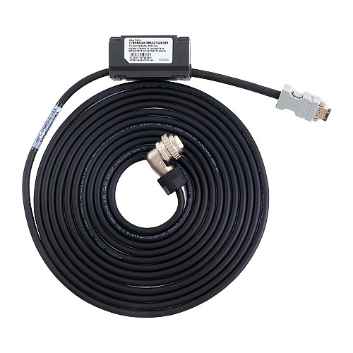 5m(196.85") Encoder Cable with Battery Box for A6 & A6H Series 17-bit Servo Motor - AS7-C-ENC072-BAT-5.0 | StepperOnline