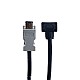 5m(196.85") Motor and Encoder Cable with Connectors Kit for A6 Series 17-bit Servo Motor with Brake - A6-5MB-5E | StepperOnline