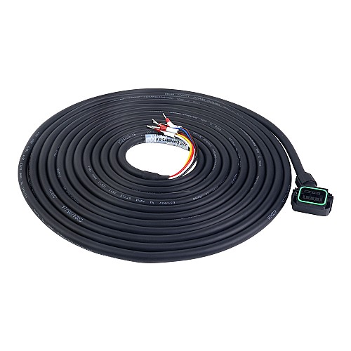 Cavo motore da 5m(196,85) con connettore per servomotore a 17 bit serie A6 con freno - AS7-C-PWB075-5.0 | StepperOnline