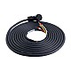 5m(196.85") Motor and Encoder Cable with Connectors Kit for A6 & A6H Series 17-bit Servo Motor - A6-5M-5E-B | StepperOnline
