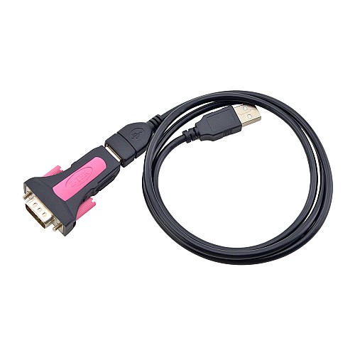 USB 2.0 - シリアル RS232 アダプター、1m ケーブル コンバーター付き