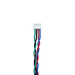 0.44m(17.32") AWG #22 Twisted Pair Cable with 4-Pin  JST XHP-4 Connector
