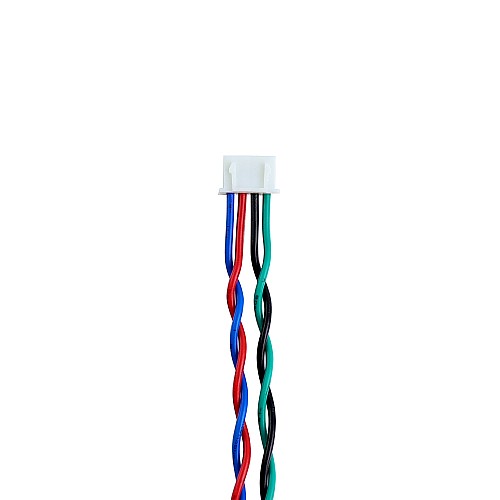 0,44m(17,32") Twisted-Pair-Kabel, AWG #22 mit 4-poligem JST XHP-4 Stecker - C011 | StepperOnline