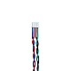 0,44m(17,32") Twisted-Pair-Kabel, AWG #22 mit 4-poligem JST XHP-4 Stecker - C011 | StepperOnline