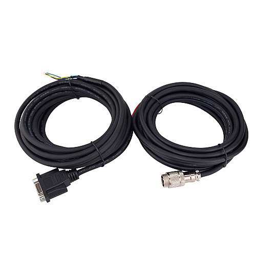 4.7m(185) AWG20 Motor and Encoder Extension Cable Kit for Nema 23 and 24 Closed Loop Stepper Motors