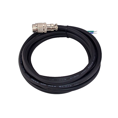 2.7mAWG18 Câble dextensionconnecteur GX16Aviation pour moteuren boucle fermée Nema 34