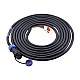 3m(118.11) 4-PIN Motor Extension Cable with IP65 Aviation Connector for T6 Series 17-bit Servo Motor - CMST3M | StepperOnline