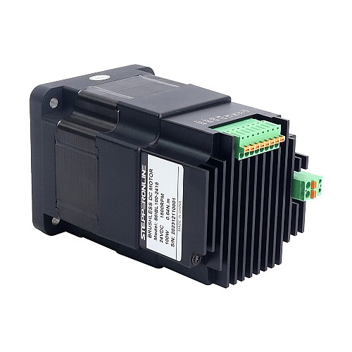 Nema3486x86x138mm Motore CC senza spazzole integrato 100W 24V 1500 giri/min 0,64Nm 4,1 A con driver