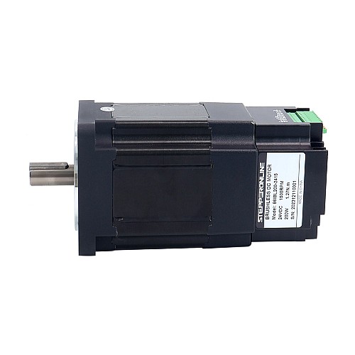 Nema 34 86x86x168mm Integrierter bürstenloser Gleichstrommotor 200W 24V 1500U/min 1,27Nm 8,33A mit Treiber
