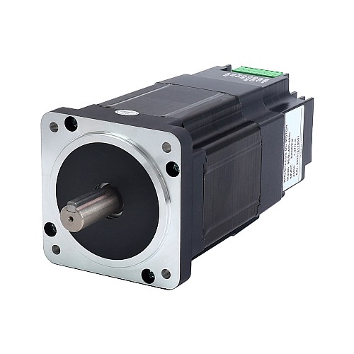 Nema 34 86x86x168mm Integrierter bürstenloser Gleichstrommotor 400W 48V 3000RPM 1,27Nm 8,33A mit Treiber