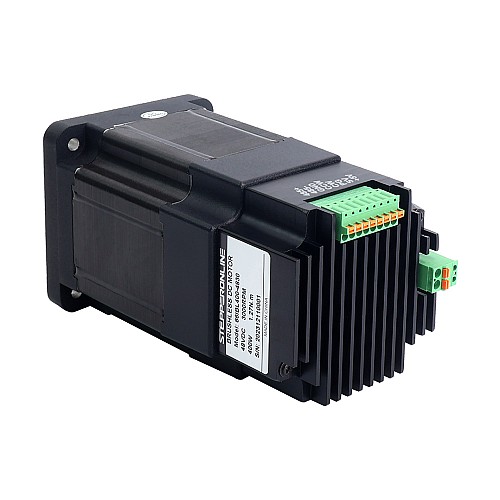 Nema 34 86x86x168mm Integrierter bürstenloser Gleichstrommotor 400W 48V 3000RPM 1,27Nm 8,33A mit Treiber