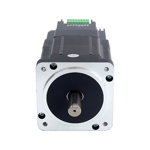 Nema 34 86x86x168mm Integrierter bürstenloser Gleichstrommotor 400W 48V 3000RPM 1,27Nm 8,33A mit Treiber