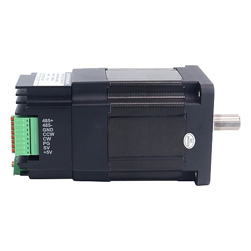 Nema 34 86x86x168mm Integrierter bürstenloser Gleichstrommotor 400W 48V 3000RPM 1,27Nm 8,33A mit Treiber