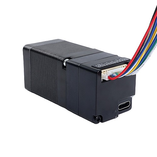 ESS-Serie 7,4Ncm(10,48 oz.in) Nema 11 Integrierter SchrittservoClosed Loop Motor 24 VDC 16-Bit-Encoder - ESS11-P01 | StepperOnline