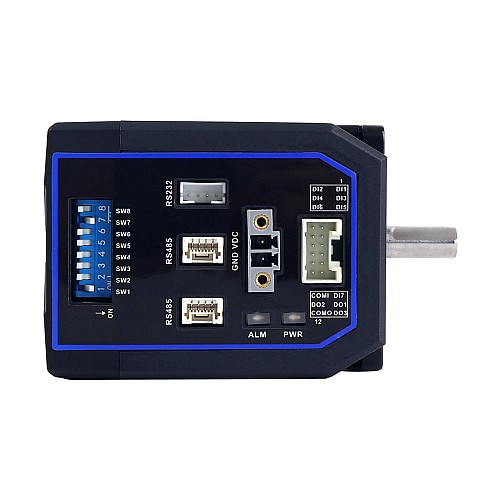 iCL-Serie NEMA 23 integrierter RS485-Schrittmotor mit geschlossenem Regelkreis, 1,3Nm(184,1oz.in), 20–50VDC, mit 14-Bit-Encoder