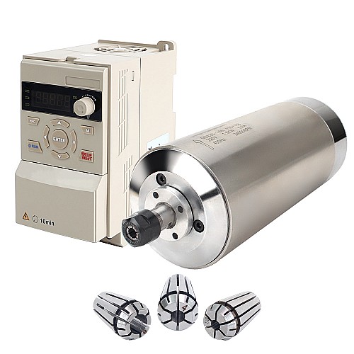 Motore mandrino raffreddato ad acqua 220V 1,5KW Φ80x181.5mm e kit di azionamento a frequenza variabile 2HP 1,5KW 7,0A - VSK-W1.5B | StepperOnline