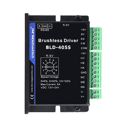 Contrôleur de moteur CC sans balais numérique 12V-24VDC Max 5.0A 120W