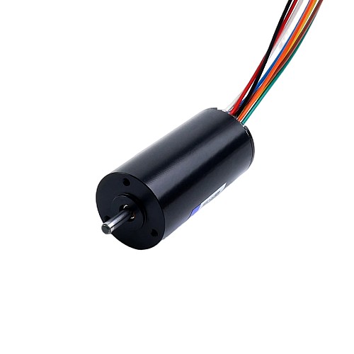 Motore brushless senza nucleo rotondo 24V 23,5mNm 78,74W 4,22A Ф22x45mm - 22CL45-24-P2-32000 | StepperOnline