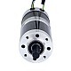 24V 101W runder BLDC-Getriebemotor 20,00Nm(2832,23oz.in) 100:1 rundes Planetengetriebe - 57BYA74-24-01-PG100 | StepperOnline