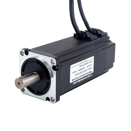 310V, 3000U/min, 1,27Nm, 400W, 1,8A, quadratisch, 60 x 60 x 131mm, bürstenloser Gleichstrommotor