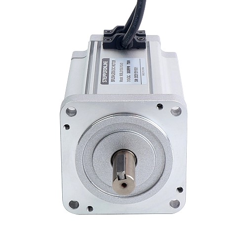 310V, 3000U/min, 2,38Nm, 750W, 3,2A, quadratisch, 80 x 80 x 130mm, bürstenloser Gleichstrommotor