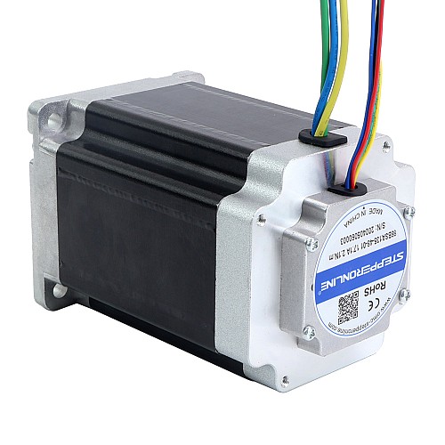 48V, 3000RPM, 2,1Nm, 660W, 17,10A, 86x86x135mm, BLDC Motor - 86BSA135-48-01 | StepperOnline