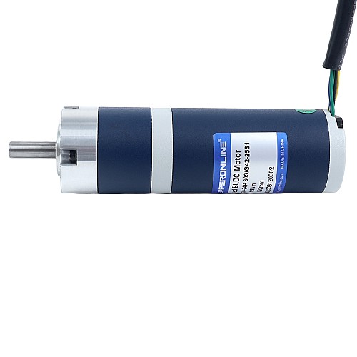 24V 30W 120RPM Getriebe-Bürstenloser DC-Motor 1,90Nm(269,06oz.in) 25:1 Planetengetriebe - M42B30-24P-30S/G42-25S1 | StepperOnline