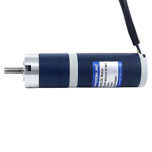 24V 30W 59RPM Getriebe-Bürstenloser DC-Motor 3,50Nm(495,64oz.in) 50,9:1 Planetengetriebe - M42B30-24P-30S/G42-50.9S1 | StepperOnline