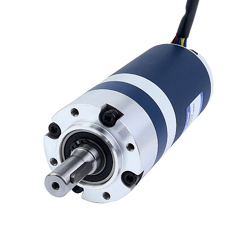 24V 90W 560RPM Moteur DC Brushless à Réducteur 1,38Nm(195,42oz.in) 5,36:1 Réducteur Planétaire - M62B90-24P-30S/G62-5.36S1 | StepperOnline