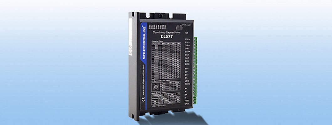 Does the stepper driver CL57T can be controlled through RS232 cable?