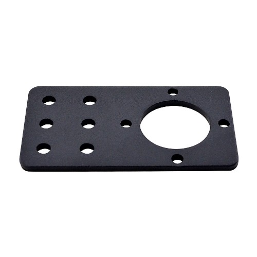 Piastra di montaggio e staffa per motori con motoriduttore serie Nema 17 HG e cambio EG e MG