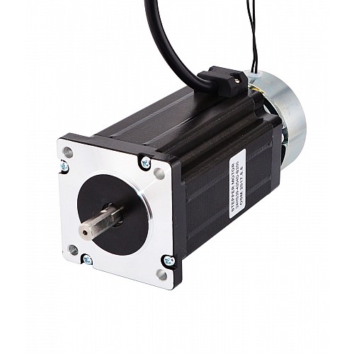 Nema 24 Schrittmotor  4.0Nm(566 oz.in) w/ Bremse  Reibmoment 2.0Nm(283oz.in)