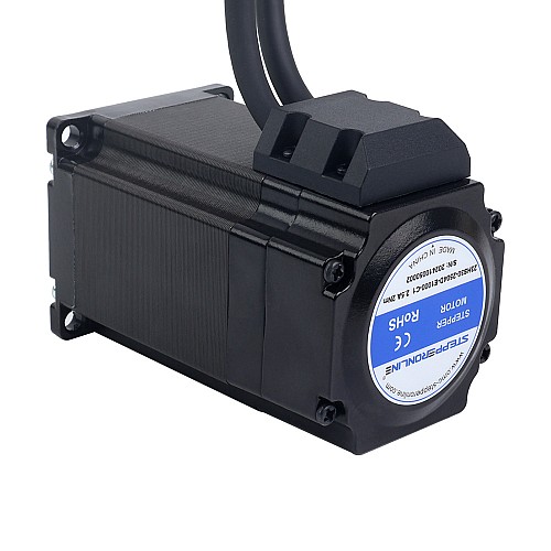 Motore passo-passo a circuito chiuso Nema 23 serie S 2,0Nm(283,22oz.in) Encoder a 3 canali 1000PPR(4000CPR) - 23HS30-2504D-E1000-C1 | StepperOnline