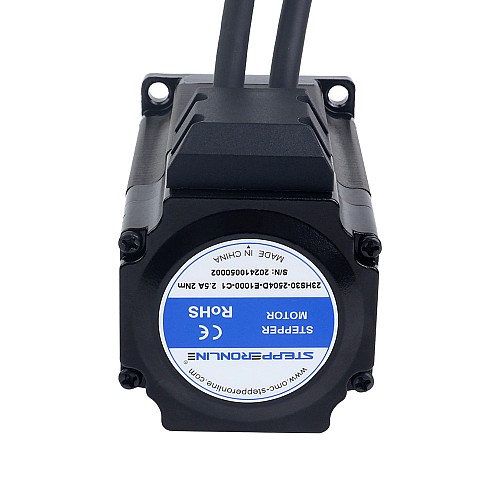 Motore passo-passo a circuito chiuso Nema 23 serie S 2,0Nm(283,22oz.in) Encoder a 3 canali 1000PPR(4000CPR) - 23HS30-2504D-E1000-C1 | StepperOnline