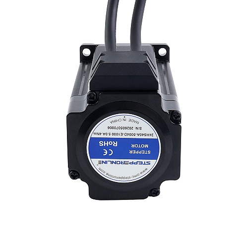 Serie S Standard Nema 24 motore passo-passo ad anello chiuso 4,0Nm(566,45oz.in) encoder 1000PPR(4000CPR) - 24HS40A-5004D-E1000 | StepperOnline