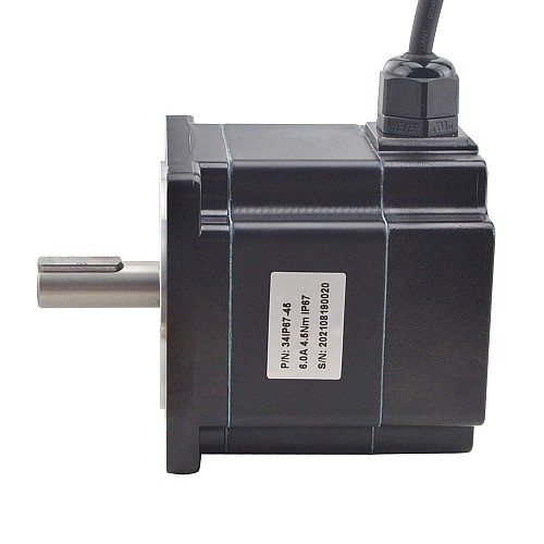 P Serie IP67 impermeabile Nema 34 Motore passo-passo 6.0A 4.5Nm(637.38oz.in)