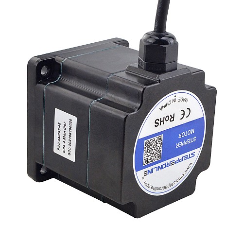 P Serie IP67 impermeabile Nema 34 Motore passo-passo 6.0A 4.5Nm(637.38oz.in)