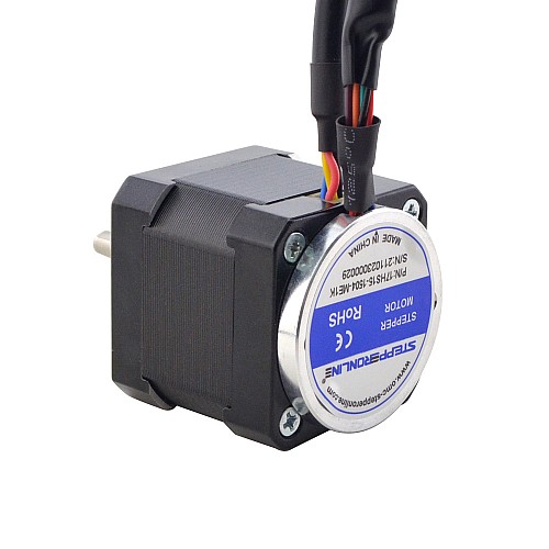 Used - Nema 17 Closed Loop Stepper Motor 45Ncm(63.7oz.in) with Magnetic Encoder 1000PPR(4000CPR) - 17HS15-1504-ME1K-USED | StepperOnline
