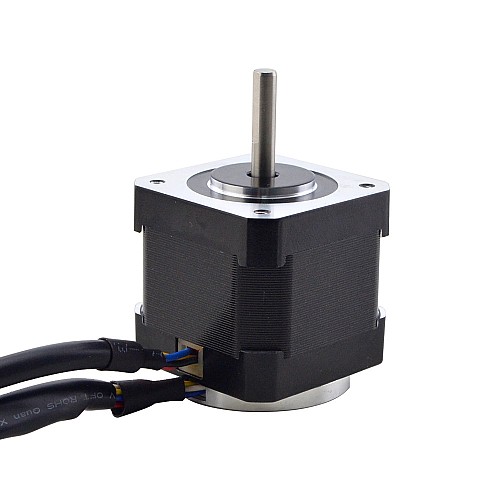 Used - Nema 17 Closed Loop Stepper Motor 45Ncm(63.7oz.in) with Magnetic Encoder 1000PPR(4000CPR) - 17HS15-1504-ME1K-USED | StepperOnline