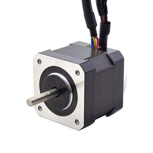 Used - Nema 17 Closed Loop Stepper Motor 45Ncm(63.7oz.in) with Magnetic Encoder 1000PPR(4000CPR) - 17HS15-1504-ME1K-USED | StepperOnline