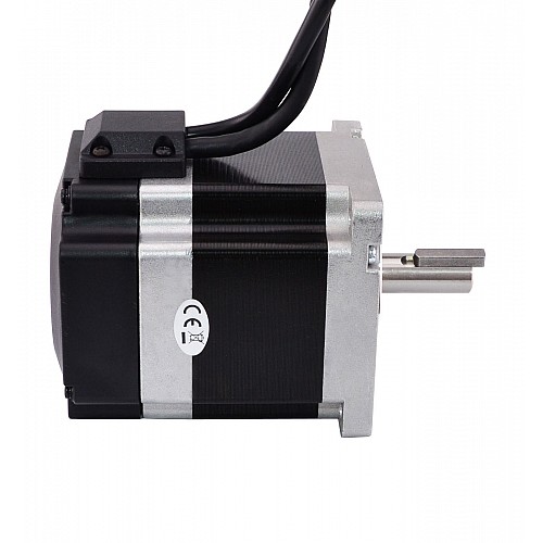 S Series Nema 34 Closed Loop Stepper Motor 4.5Nm(637.25oz.in) Encoder 1000PPR(4000CPR) - 34HS31-5504D-E1000 | StepperOnline