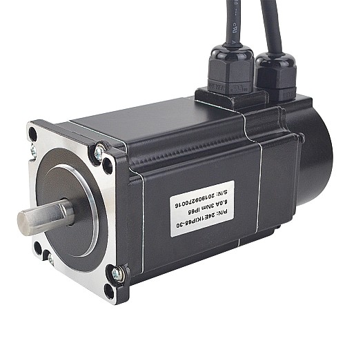 P Série IP65 Étanche Nema 24 Closed Loop Moteur3Nm(424.92oz.in) Encoder 1000PPR(4000CPR)