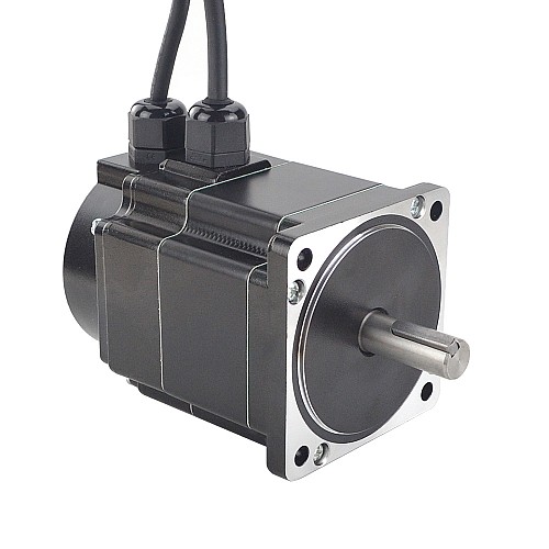 P Série IP65 Étanche Nema 34 Closed Loop Moteur4.5Nm(637.38oz.in) Encoder 1000PPR(4000CPR)