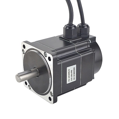 P Série IP65 Étanche Nema 34 Closed Loop Moteur4.5Nm(637.38oz.in) Encoder 1000PPR(4000CPR)