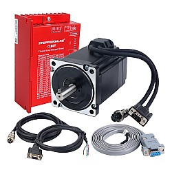 YS Serie 1-Achs Closed-Loop-Stepper-Kit V2.0 6,50Nm(920,48oz.in) Nema 34 Motor mit 2,0m Kabel & Treiber