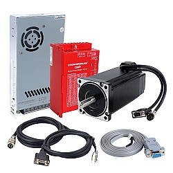 YS Series Kit V2.0 Motore Passo Passo ad Closed Loop 1 Asse 12,00Nm(1699,34oz.in) Nema 34 con Alimentatore
