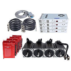 YS Series Kit V2.0 Motore Passo Passo ad Closed Loop 4 Assi 9,00Nm(1274,5oz.in) Nema 34 con Alimentatore