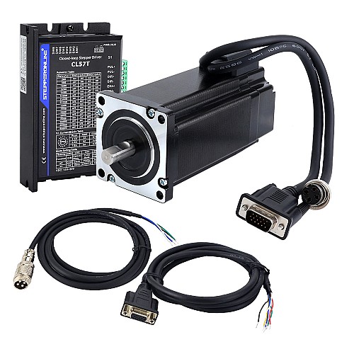 RU On Sale -TS Series 4.0Nm(566.56oz.in) 1 Axis Closed Loop Stepper CNC Kit Nema 24 Motor & Driver w/ 2m Cable