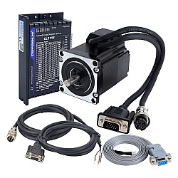 TES Serie 1,2Nm(169.93oz.in) 1-Achsen Closed-Loop Schrittmotor CNC-Kit, Nema 23 Motor & Treiber CL57TE